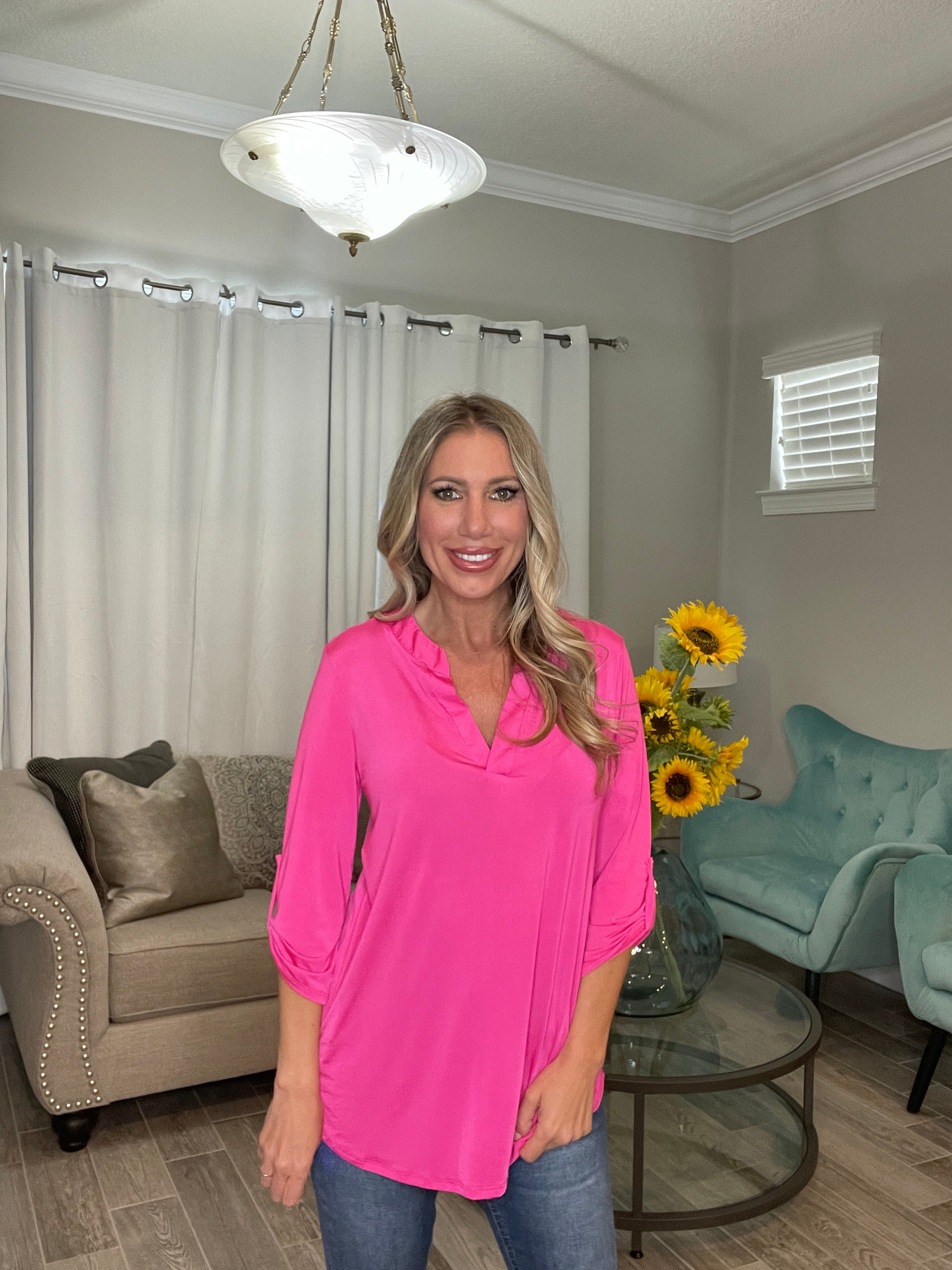 Simply Simpson Solid Colored Gabby’s-110 Long Sleeves- Simply Simpson's Boutique is a Women's Online Fashion Boutique Located in Jupiter, Florida