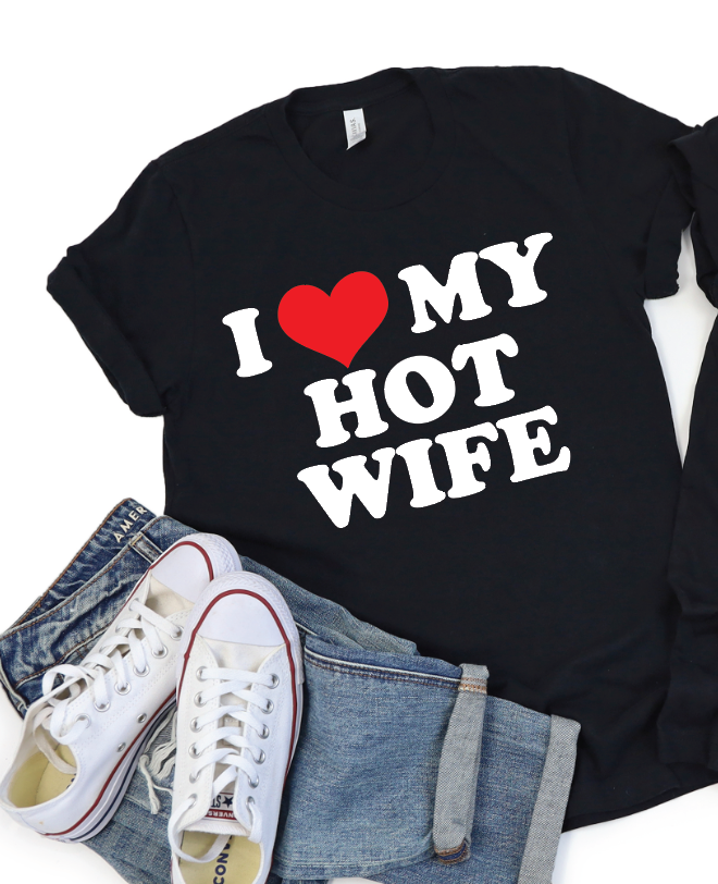 I ❤️ My Hot Wife-Graphic Tee- Simply Simpson's Boutique is a Women's Online Fashion Boutique Located in Jupiter, Florida