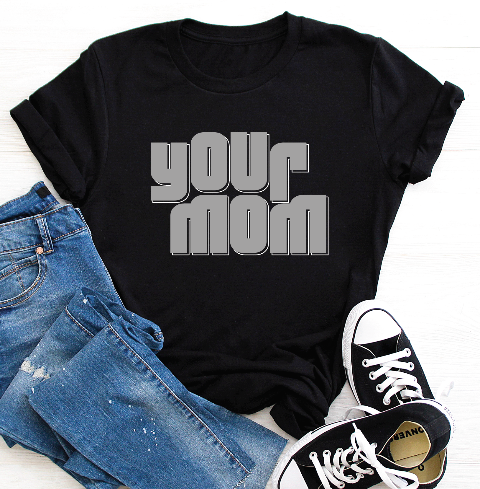 Your Mom-Graphic Tee- Simply Simpson's Boutique is a Women's Online Fashion Boutique Located in Jupiter, Florida