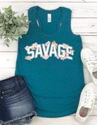 Savage-Graphic Tee- Simply Simpson's Boutique is a Women's Online Fashion Boutique Located in Jupiter, Florida