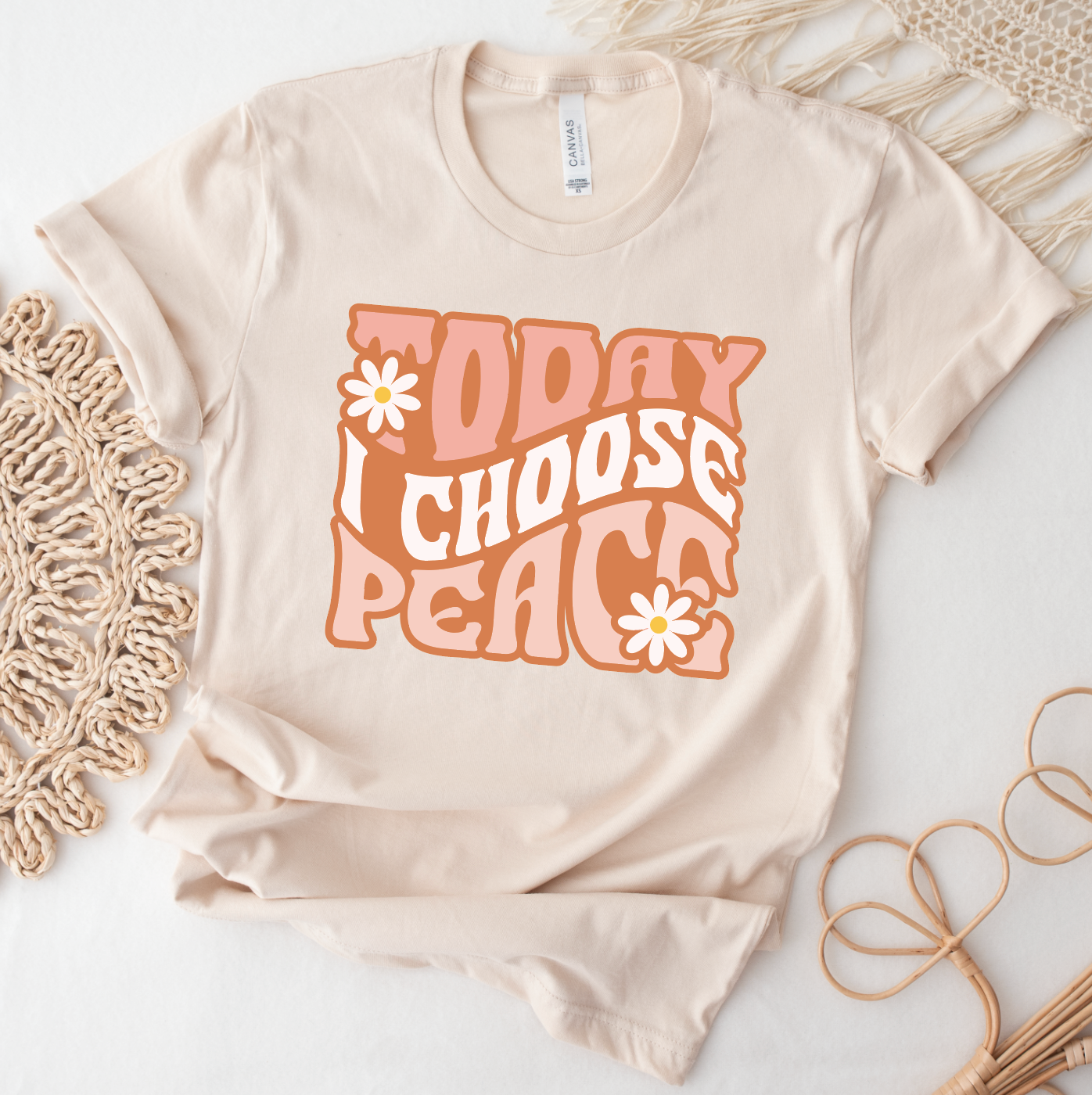 Today I Choose Peace-Graphic Tee- Simply Simpson's Boutique is a Women's Online Fashion Boutique Located in Jupiter, Florida