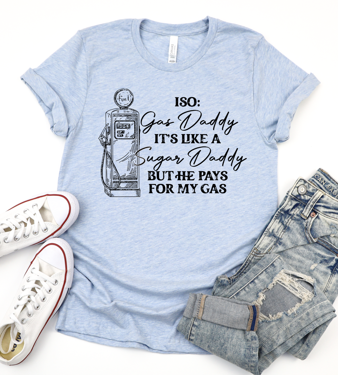 ISO: Gas Daddy-Graphic Tee- Simply Simpson's Boutique is a Women's Online Fashion Boutique Located in Jupiter, Florida