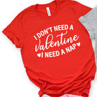 I Don't Need a Valentine I NEED A NAP-Graphic Tee- Simply Simpson's Boutique is a Women's Online Fashion Boutique Located in Jupiter, Florida