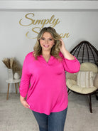 Simply Simpson Solid Colored Gabby’s-110 Long Sleeves- Simply Simpson's Boutique is a Women's Online Fashion Boutique Located in Jupiter, Florida